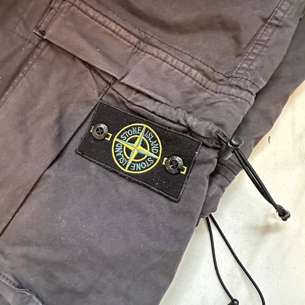 Stone island grey cargo pants